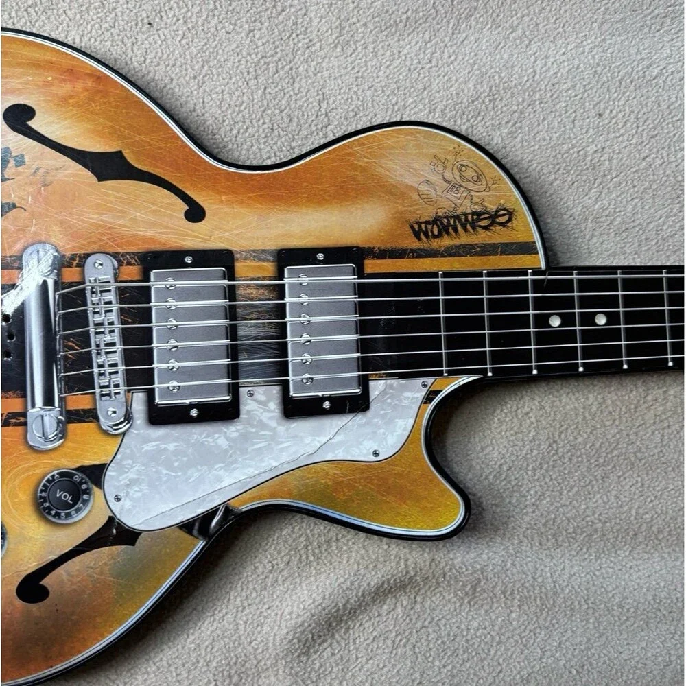 2009 Paper Jamz Guitar Instant Rock Star 30” Toy Music Fender Instrument